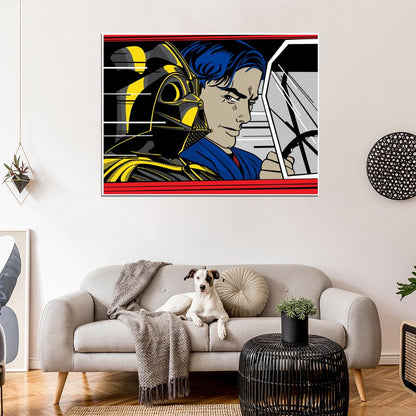 Darth Vader Cool Star Wars Movie Awesome Art Wall Art Print Poster