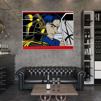 Darth Vader Cool Star Wars Movie Awesome Art Wall Art Print Poster