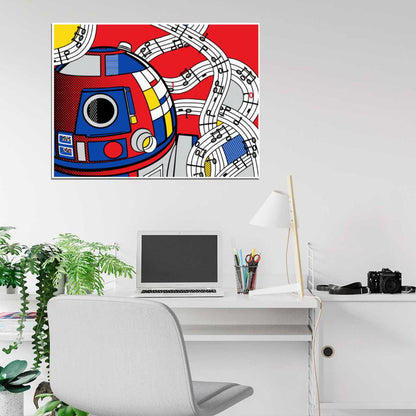 R2-D2 Cool Star Wars Movie Awesome Art Wall Art Print Poster