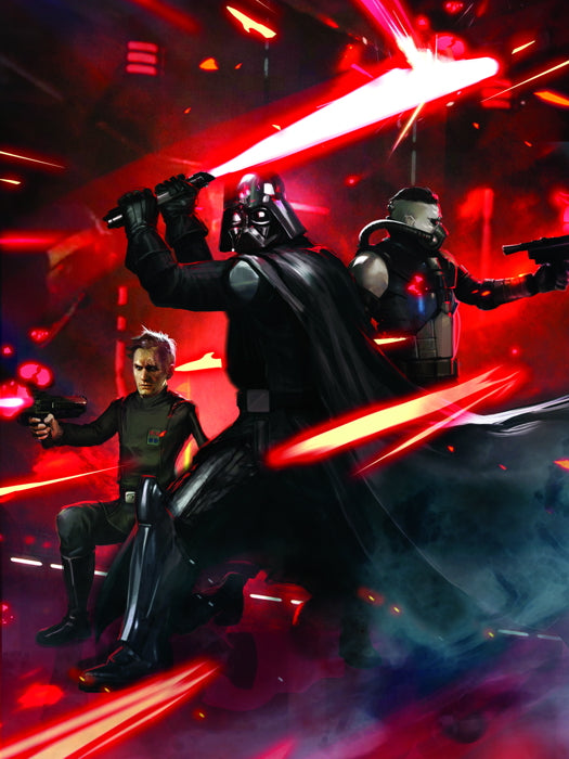 Darth Vader Lightsaber Fight Sith Lord Star Wars Movie Awesome Art Wall Art Print Poster