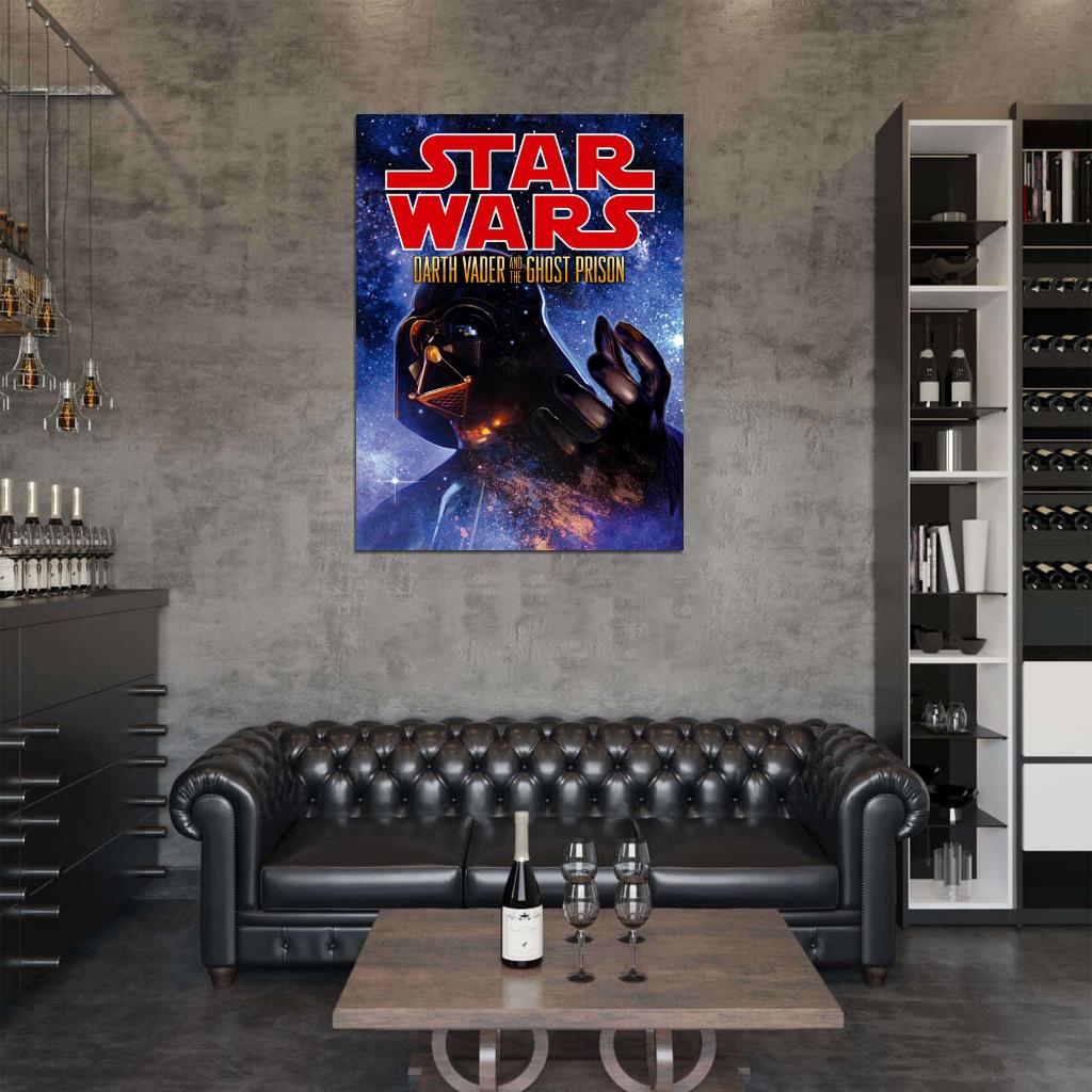 Darth Vader Sith Lord Force Space Star Wars Movie Awesome Art Wall Art Print Poster