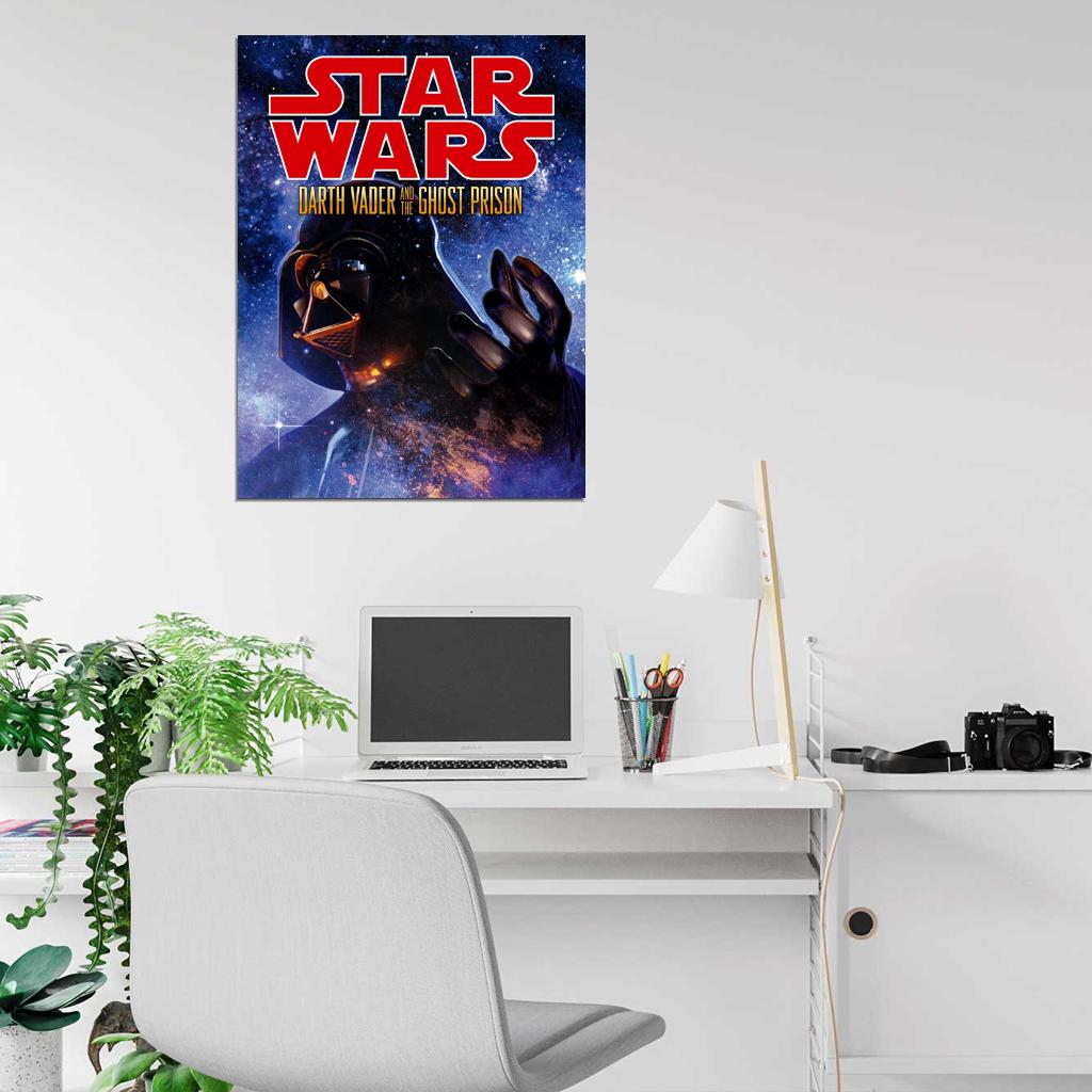 Darth Vader Sith Lord Force Space Star Wars Movie Awesome Art Wall Art Print Poster