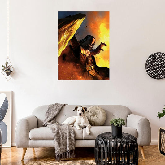 Darth Vader Rare Star Wars Movie Awesome Art Wall Art Print Poster