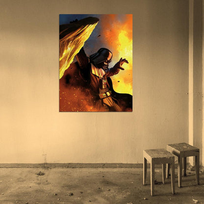 Darth Vader Rare Star Wars Movie Awesome Art Wall Art Print Poster