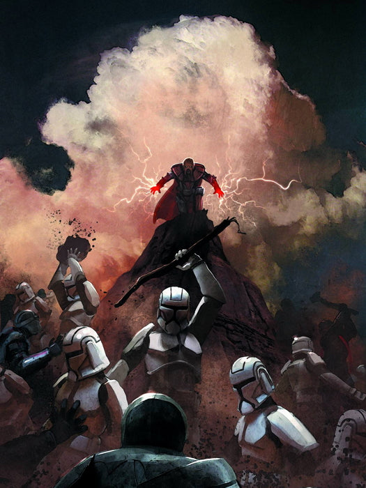 Sith Force Clone Troopers Battle Star Wars Movie Awesome Painting Art Wall Art Print Poster