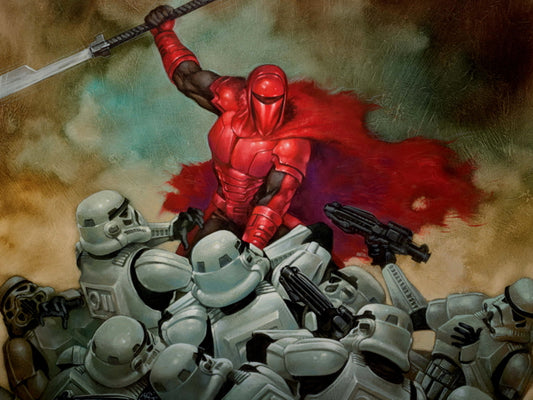 Stormtroopers Emperor's Royal Imperial Guard Battle Star Wars Movie Awesome Painting Art Wall Art Print Poster
