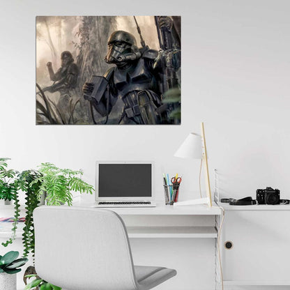 Shadow Stormtroopers Star Wars Movie Awesome Painting Art Wall Art Print Poster