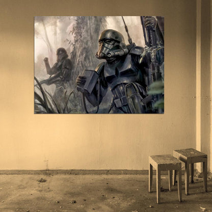 Shadow Stormtroopers Star Wars Movie Awesome Painting Art Wall Art Print Poster