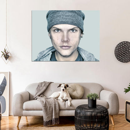 Avicii Portrait DJ Electro House Music Wall Art Print Poster