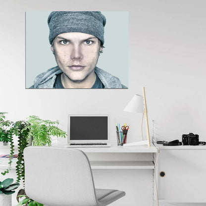 Avicii Portrait DJ Electro House Music Wall Art Print Poster