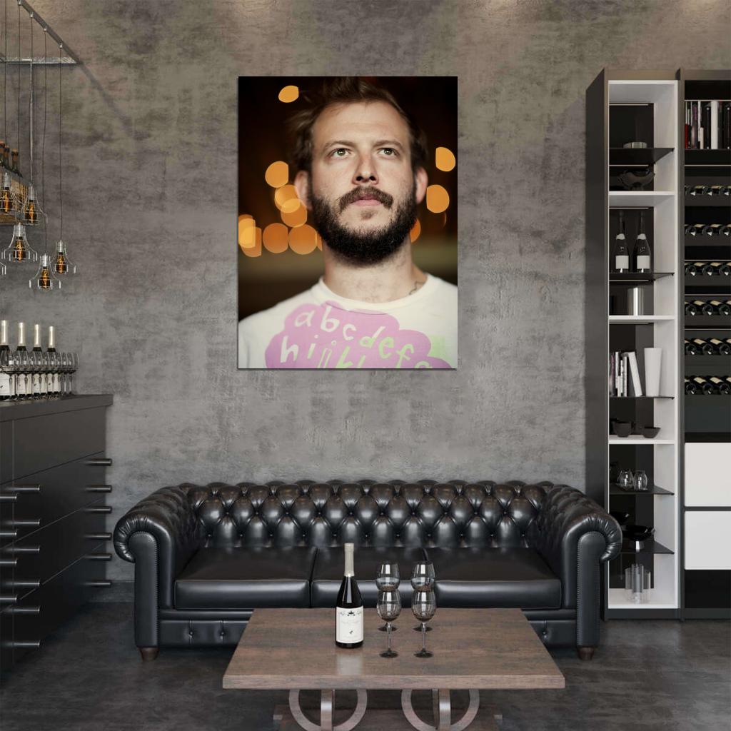 Bon Iver Justin Vernon Indie Folk Band Music Singer Wall Art Print Poster
