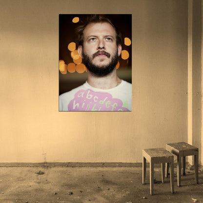 Bon Iver Justin Vernon Indie Folk Band Music Singer Wall Art Print Poster