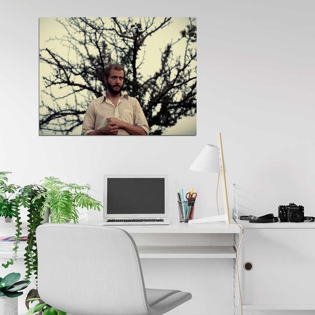 Justin Vernon Bon Iver Indie Folk Band Music Singer Wall Art Print Poster