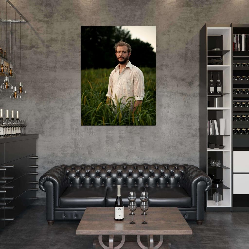 Bon Iver Justin Vernon Indie Folk Band Music Singer Wall Art Print Poster