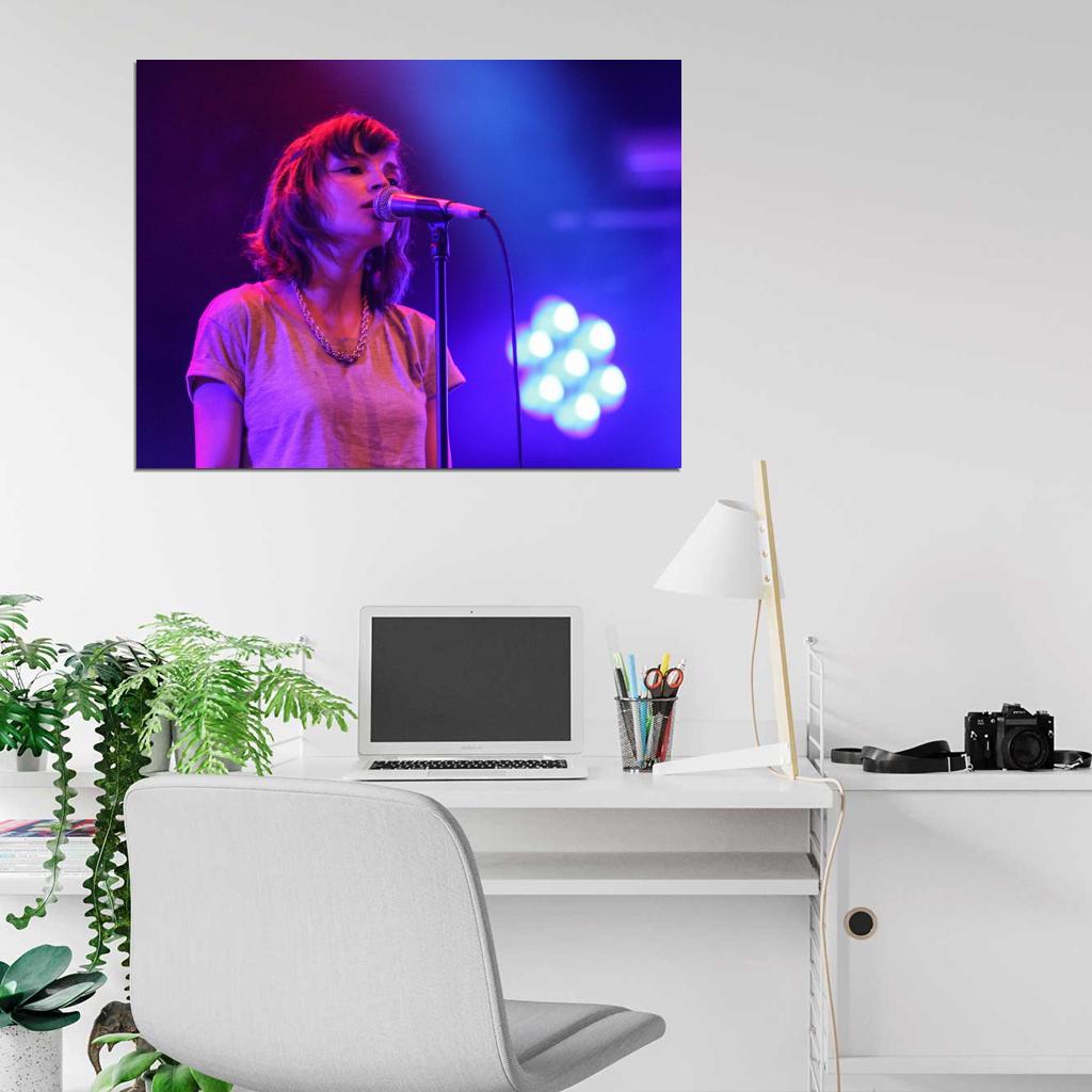 Chvrches Lauren Mayberry Synthpop Music Group Wall Art Print Poster