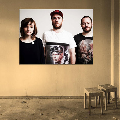 Chvrches Synthpop Music Group Wall Art Print Poster