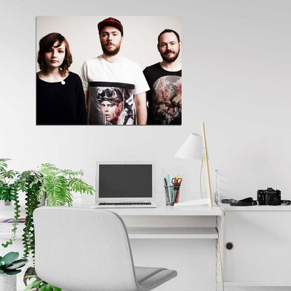 Chvrches Synthpop Music Group Wall Art Print Poster