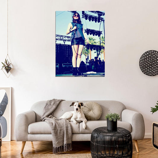 Chvrches Lauren Mayberry Synthpop Music Group Wall Art Print Poster