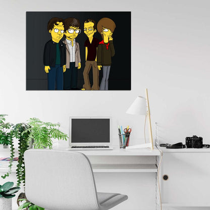 Death Cab For Cutie Alternative Indie Pop Rock Band Amazing Cool Art Wall Art Print Poster