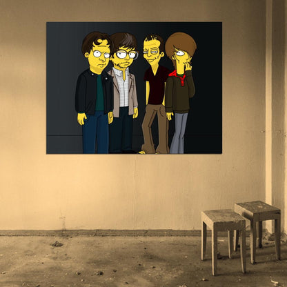 Death Cab For Cutie Alternative Indie Pop Rock Band Amazing Cool Art Wall Art Print Poster