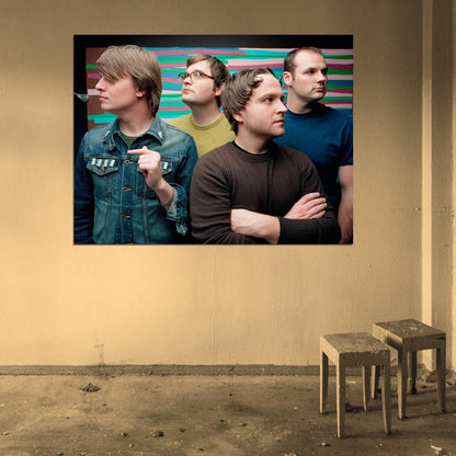 Death Cab For Cutie Alternative Indie Pop Rock Band Wall Art Print Poster