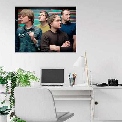 Death Cab For Cutie Alternative Indie Pop Rock Band Wall Art Print Poster