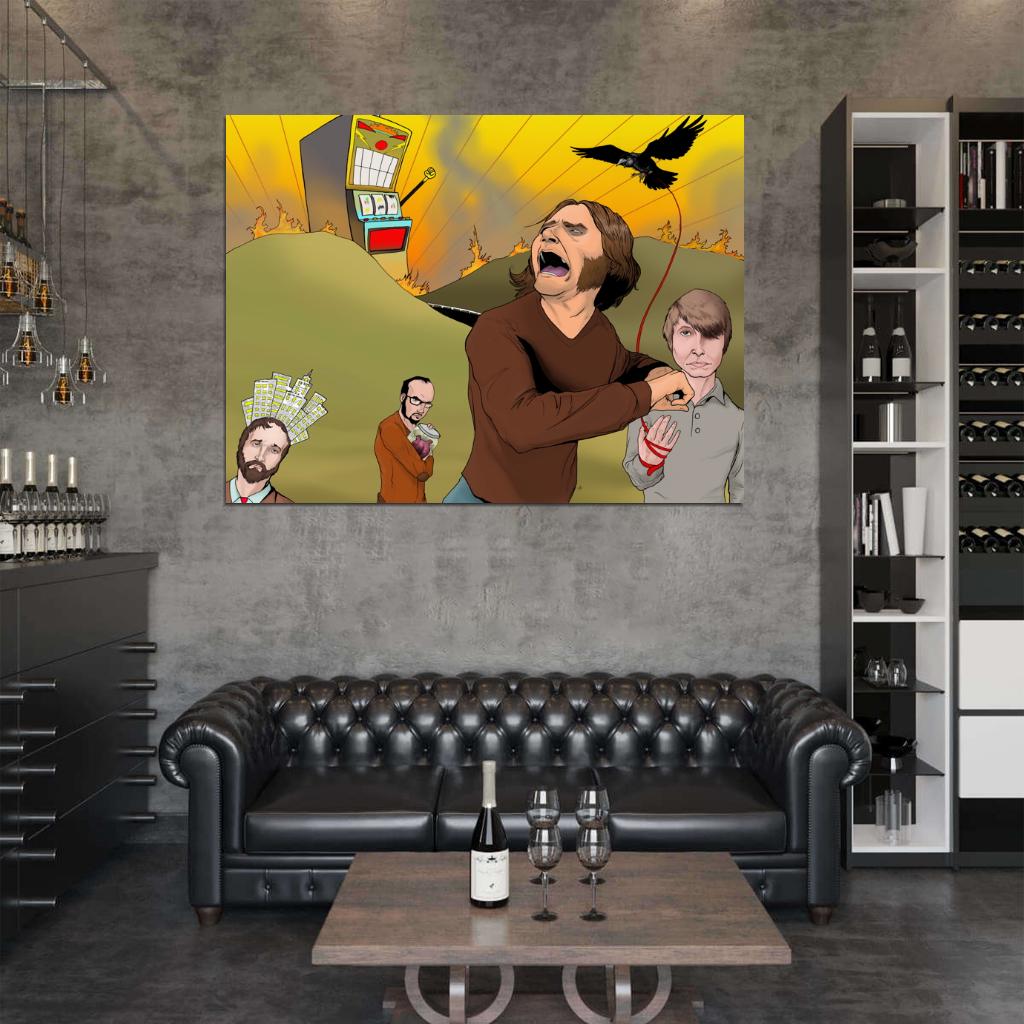 Death Cab For Cutie Alternative Indie Pop Rock Band Amazing Cool Art Painting Wall Art Print Poster