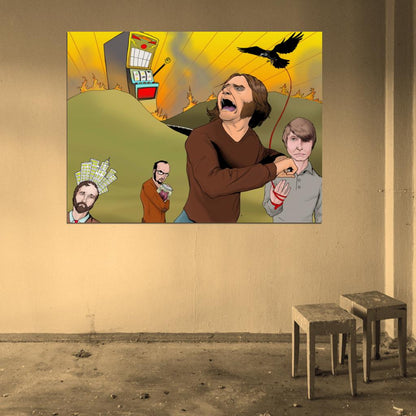 Death Cab For Cutie Alternative Indie Pop Rock Band Amazing Cool Art Painting Wall Art Print Poster