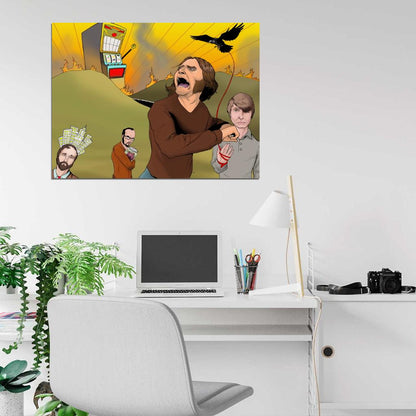 Death Cab For Cutie Alternative Indie Pop Rock Band Amazing Cool Art Painting Wall Art Print Poster