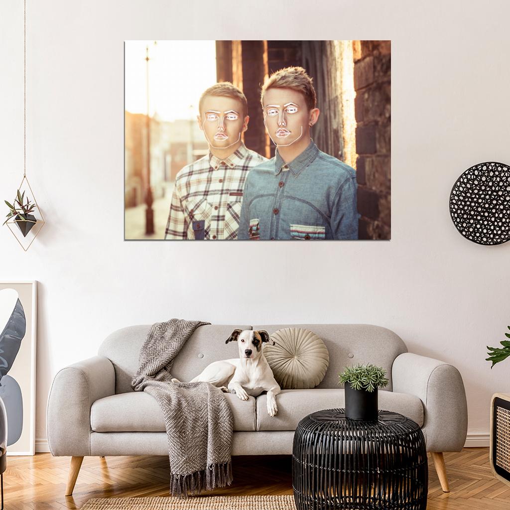 Disclosure Electronic Music Duo Band Wall Art Print Poster