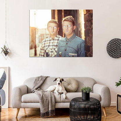 Disclosure Electronic Music Duo Band Wall Art Print Poster