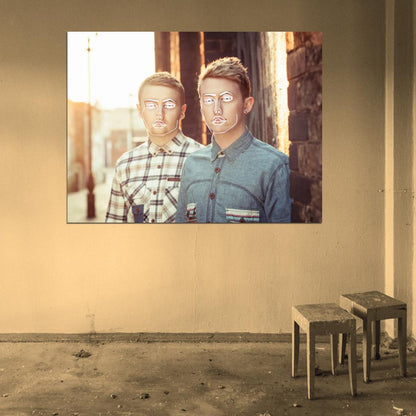 Disclosure Electronic Music Duo Band Wall Art Print Poster