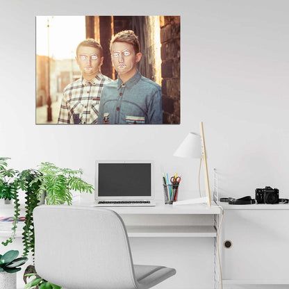 Disclosure Electronic Music Duo Band Wall Art Print Poster