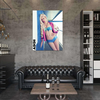 Iggy Azalea Sexy Hip Hop Music Singer Wall Art Print Poster