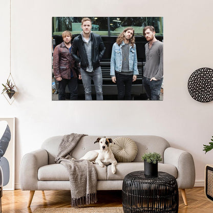 Imagine Dragons Alternative Rock Band Music Wall Art Print Poster
