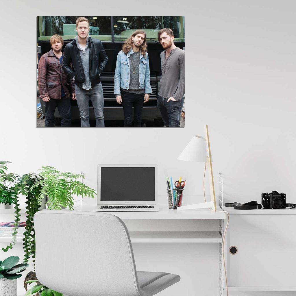 Imagine Dragons Alternative Rock Band Music Wall Art Print Poster