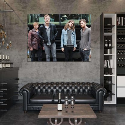 Imagine Dragons Alternative Rock Band Music Wall Art Print Poster