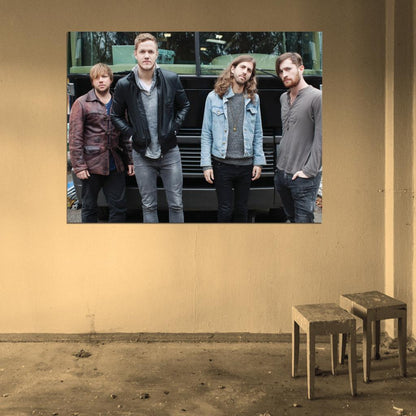 Imagine Dragons Alternative Rock Band Music Wall Art Print Poster