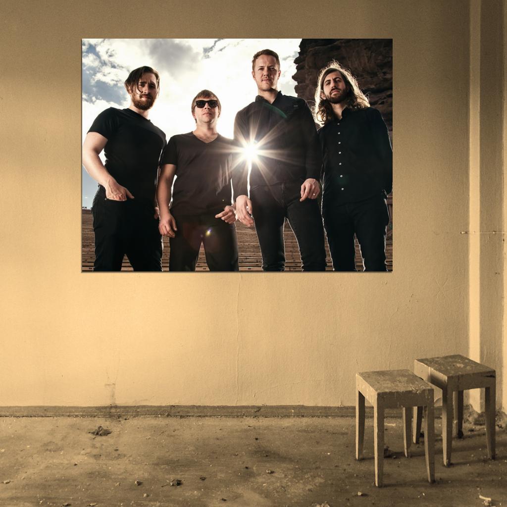 Imagine Dragons Alternative Rock Band Music Wall Art Print Poster