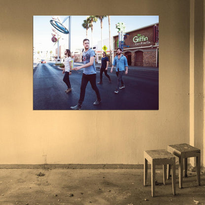 Imagine Dragons Alternative Rock Band Music Wall Art Print Poster