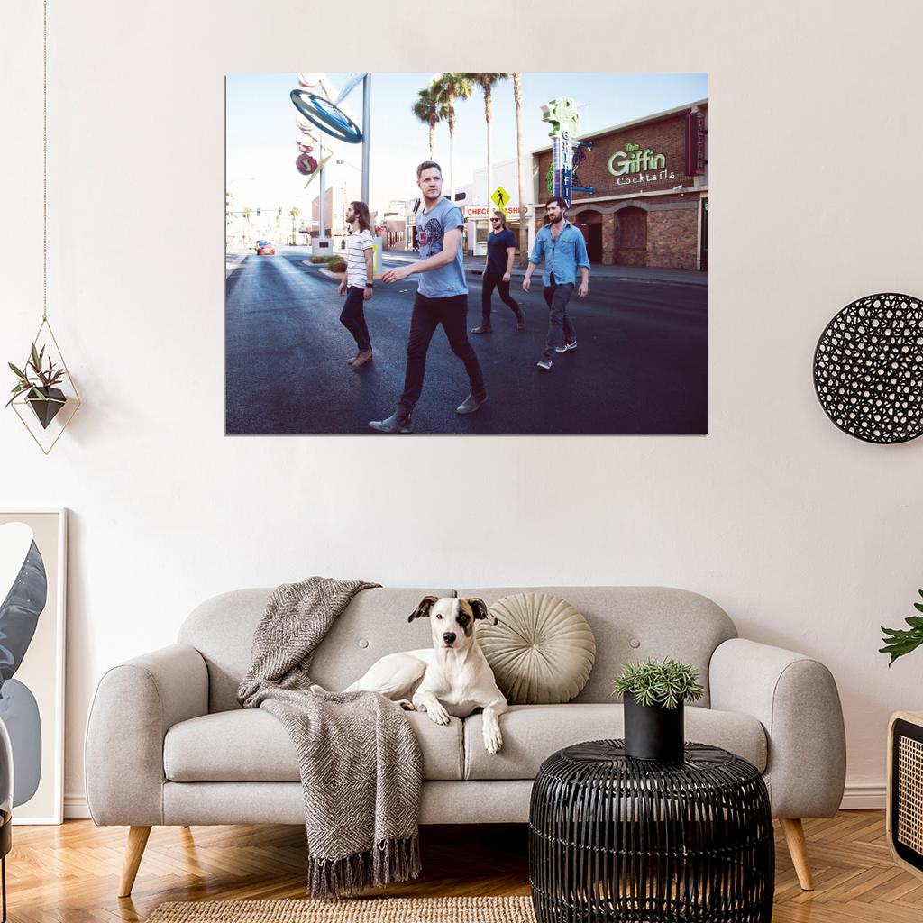 Imagine Dragons Alternative Rock Band Music Wall Art Print Poster