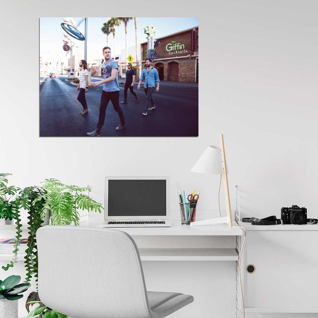 Imagine Dragons Alternative Rock Band Music Wall Art Print Poster