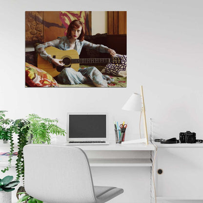 Karen Elson Guitar Music Singer Wall Art Print Poster