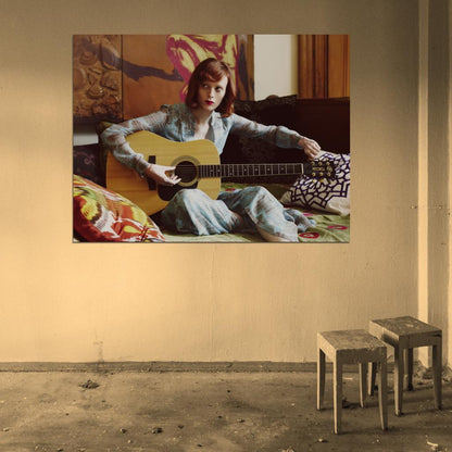 Karen Elson Guitar Music Singer Wall Art Print Poster