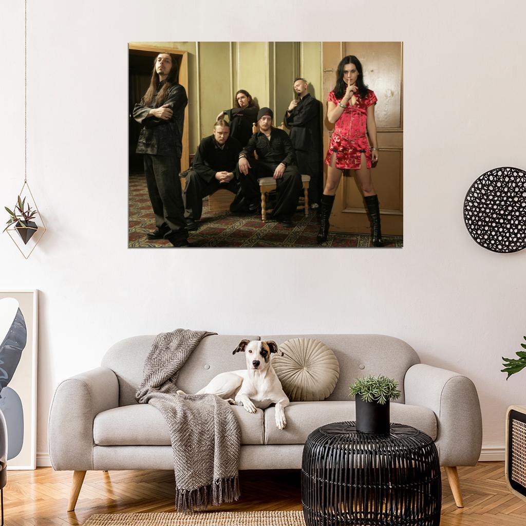 Lacuna Coil Cristina Scabbia Gothic Metal Group Music Wall Art Print Poster