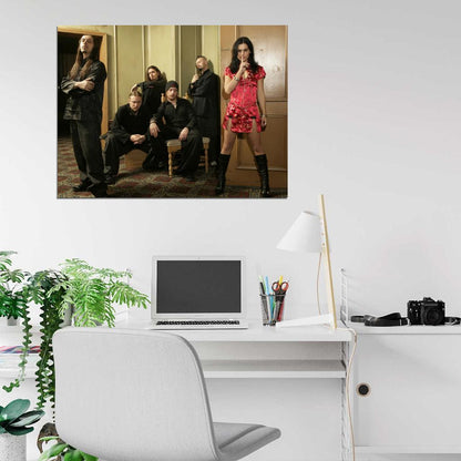 Lacuna Coil Cristina Scabbia Gothic Metal Group Music Wall Art Print Poster