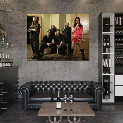 Lacuna Coil Cristina Scabbia Gothic Metal Group Music Wall Art Print Poster