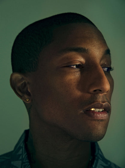 Pharrell Williams Portrait Hip Hop R&B Music Singer Wall Art Print Poster