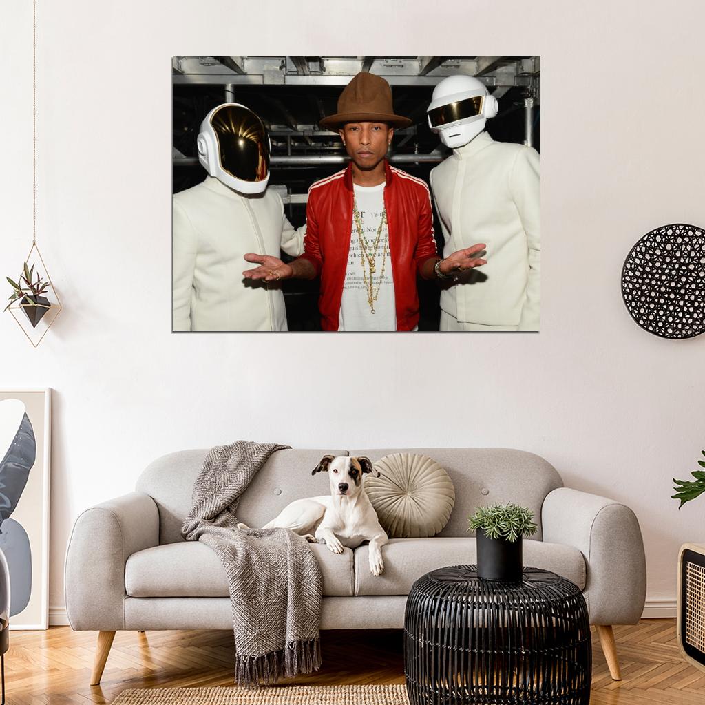 Pharrell Williams Hip Hop R&B Music Singer Wall Art Print Poster