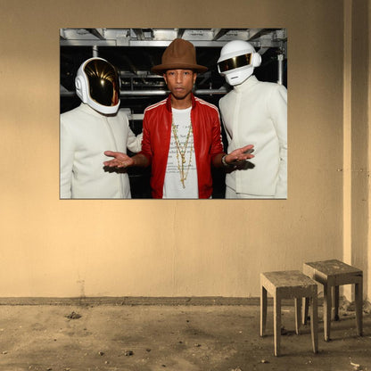Pharrell Williams Hip Hop R&B Music Singer Wall Art Print Poster